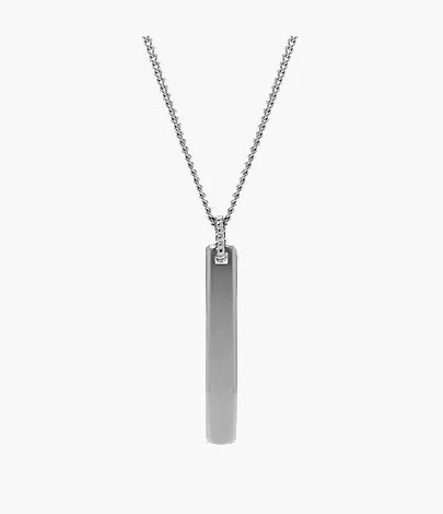 Ellis Vintage Casual Stainless Steel Pendant Necklace