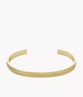 Harlow Linear Texture Gold-Tone Stainless Steel Bangle Bracelet