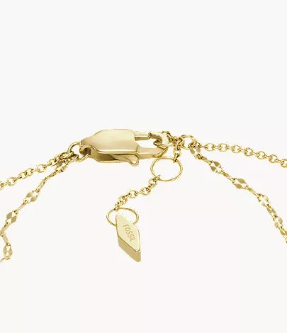 Merrit Teardrop White Mother-of-Pearl Chain Bracelet
