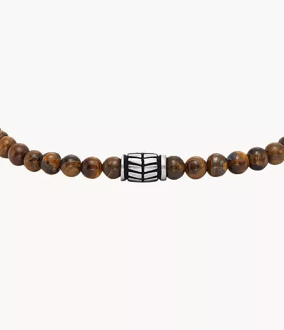 Everett Tiger's Eye Beaded Bracelet