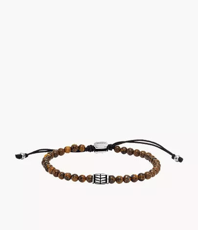 Everett Beaded Black Semi-Precious Bracelet Y3