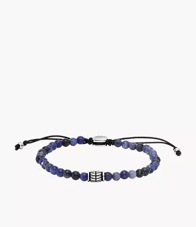 Everett Beaded Black Semi-Precious Bracelet Y3