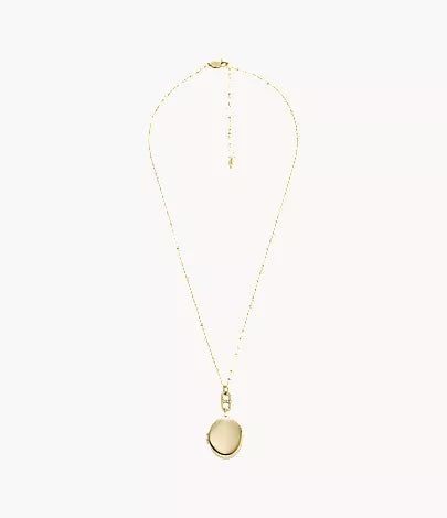 Heritage Gold-Tone Stainless Steel Chain Necklace
