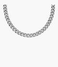 Harlow Linear Texture Chain Stainless Steel Necklace