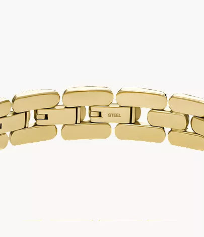 Arden Watch Links Gold-Tone Stainless Steel Chain Bracelet