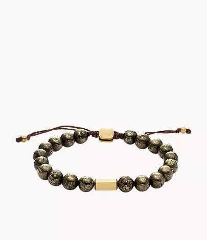 Galaxy Beads Navy Reconstructed Sandstone Beaded Bracelet W3