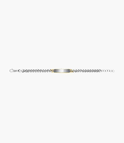 Ellis Two-Tone Stainless Steel ID Bracelet