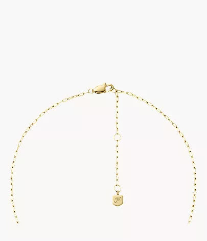 Sadie All My Love Gold-Tone Stainless Steel Heart Pendant Necklace