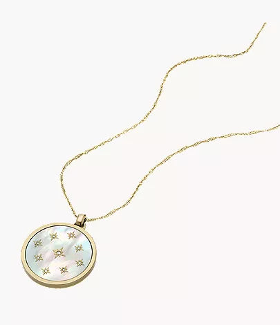 Merrit Northlight Collection Gold-Tone Stainless Steel Pendant Necklace