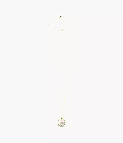 Merrit Northlight Collection Gold-Tone Stainless Steel Pendant Necklace