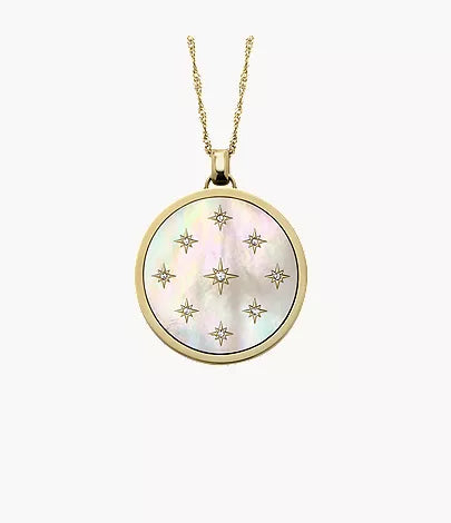 Merrit Northlight Collection Gold-Tone Stainless Steel Pendant Necklace