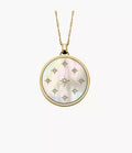 Merrit Northlight Collection Gold-Tone Stainless Steel Pendant Necklace