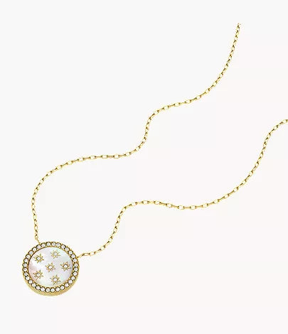 Merrit Northlight Collection Gold-Tone Stainless Steel Pendant Necklace