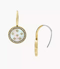 Merrit Northlight Collection Gold-Tone Stainless Steel Drop Earrings