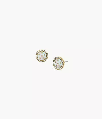 Merrit Northlight Collection Gold-Tone Stainless Steel Stud Earrings