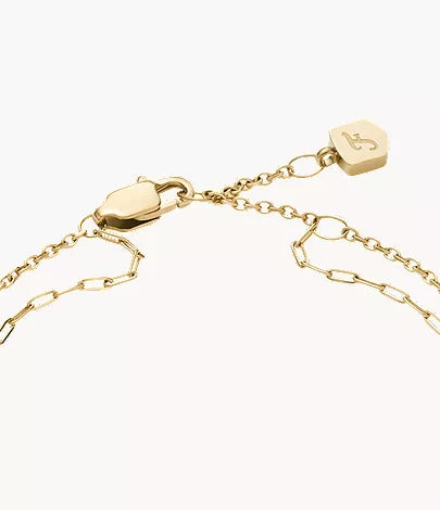 Ellis Shaky Glitz Gold-Tone Stainless Steel Multi-Strand Bracelet
