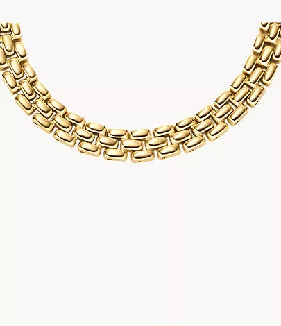Arden Watch Links Gold-Tone Stainless Steel Chain Necklace