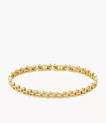 Arden Watch Links Gold-Tone Stainless Steel Chain Bracelet
