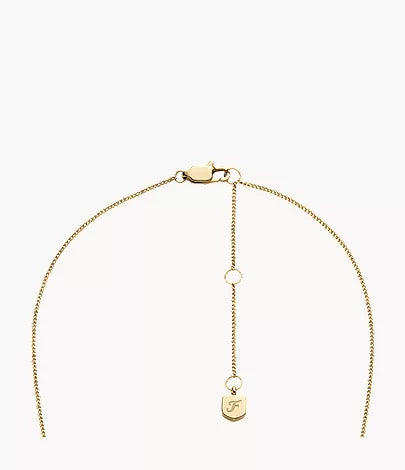 Sadie Gold-Tone Stainless Steel ID Necklace