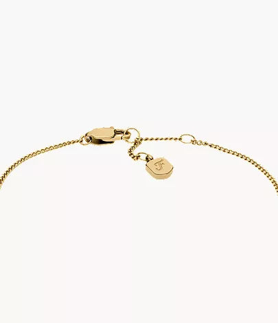 Sadie Gold-Tone Stainless Steel ID Bracelet