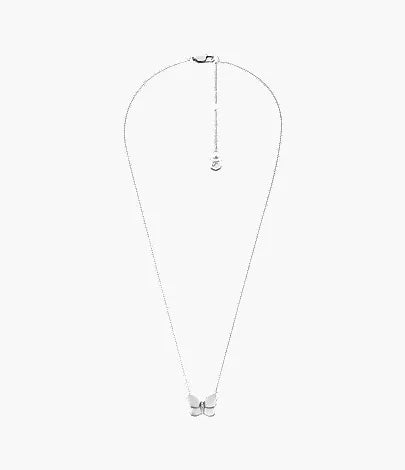 Sutton Stainless Steel Butterfly Necklace and Earrings Gift Set