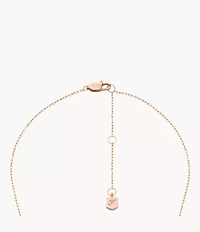 Merrit Northlight Collection Rose Gold-Tone Stainless Steel Pendant Necklace