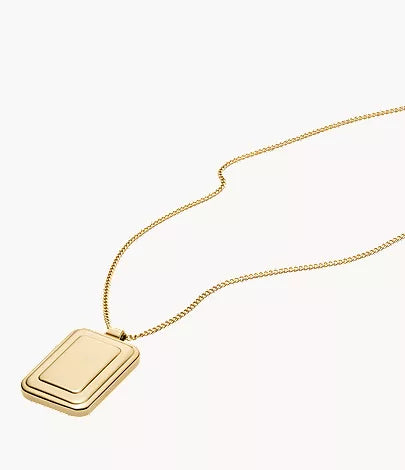 Raquel Gold-Tone Stainless Steel Pendant Necklace
