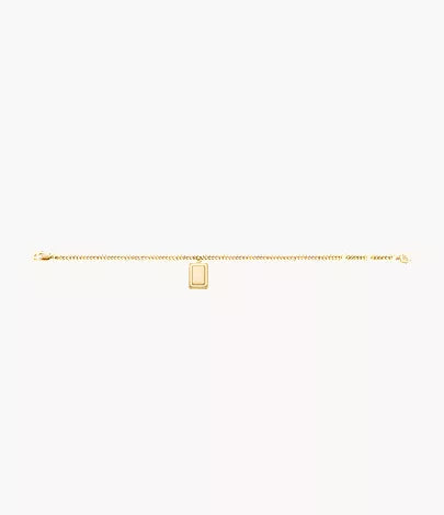 Raquel Gold-Tone Stainless Steel Chain Bracelet