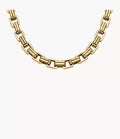 Raquel Bold Chains Gold-Tone Stainless Steel Chain Necklace
