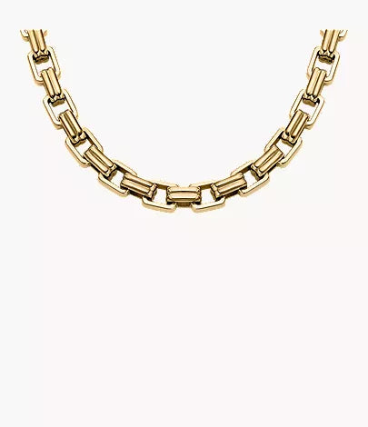 Raquel Bold Chains Gold-Tone Stainless Steel Chain Necklace