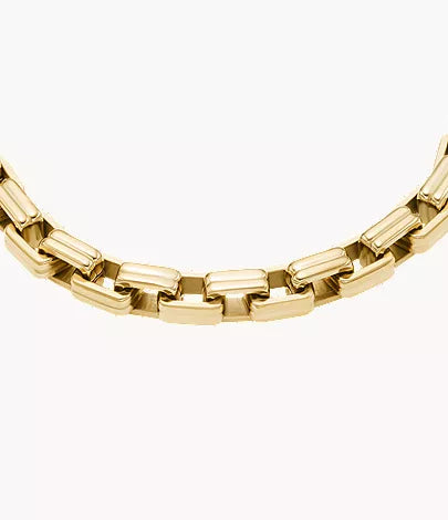 Raquel Bold Chains Gold-Tone Stainless Steel Chain Bracelet