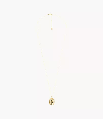 Sutton Scarab Gold-Tone Stainless Steel Pendant Necklace