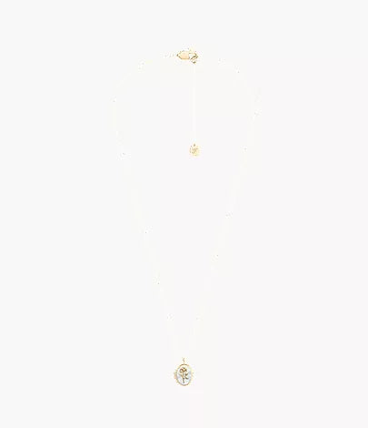 Sutton The Locket Collection White Mother-of-Pearl Pendant Necklace