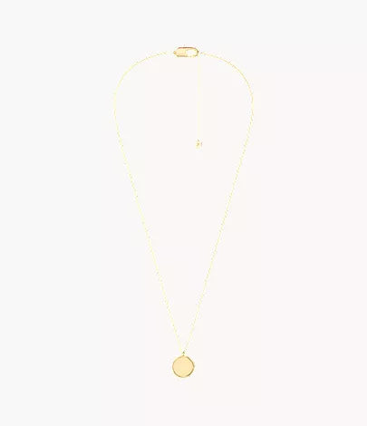 Ellis Gold-Tone Stainless Steel Pendant Necklace