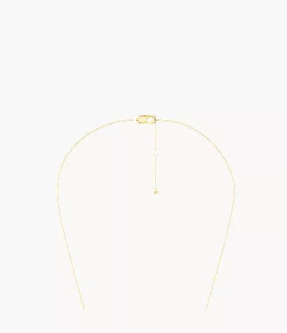 Ellis Gold-Tone Stainless Steel Pendant Necklace