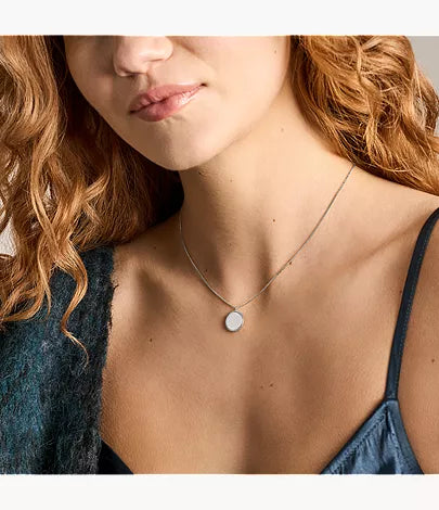 Ellis Stainless Steel Pendant Necklace