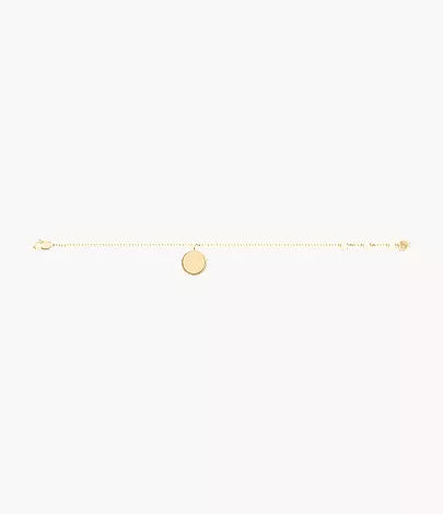 Ellis Gold-Tone Stainless Steel Chain Bracelet