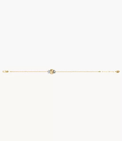 Harlow Rondelles Two-Tone Stainless Steel Station Bracelet