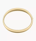 Ellis Domed Collection Gold-Tone Stainless Steel Bangle Bracelet