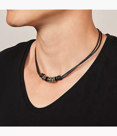 Black Rondell Necklace