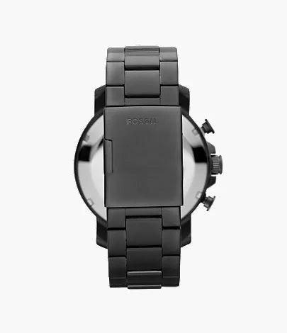 Nate 50mm Chronograph Smoke Stainless Steel Watch