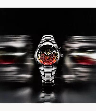 Y2K Big Tic 40mm Stainless Steel Watch