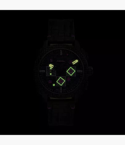 Minecraft x Fossil Limited-Edition The End 44mm Chronograph Watch