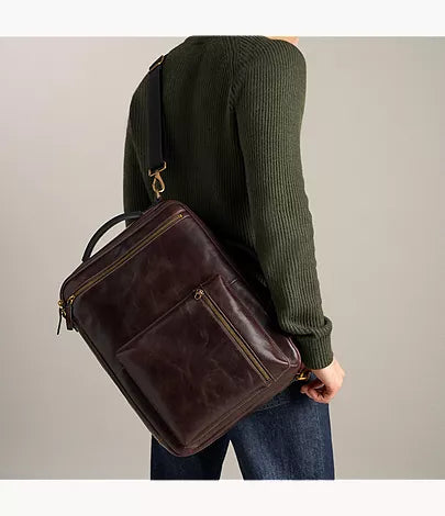 Buckner Leather Convertible Backpack