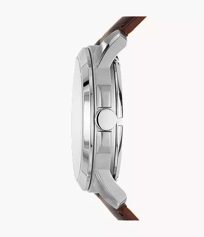 Grant 45mm Automatic Dark Brown Leather Watch