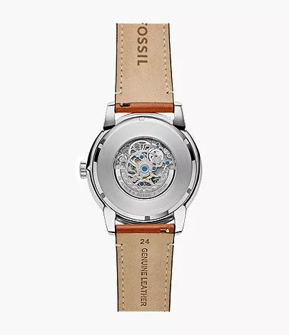 Townsman 48mm Automatic Light Brown Leather Watch