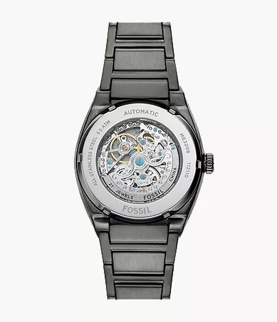 Everett 42mm Automatic Smoke Stainless Steel Watch