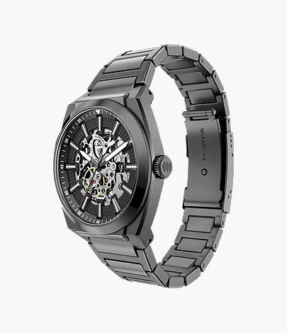 Everett 42mm Automatic Smoke Stainless Steel Watch