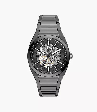 Everett 42mm Automatic Smoke Stainless Steel Watch