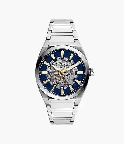 Everett 42mm Automatic Smoke Stainless Steel Watch F2